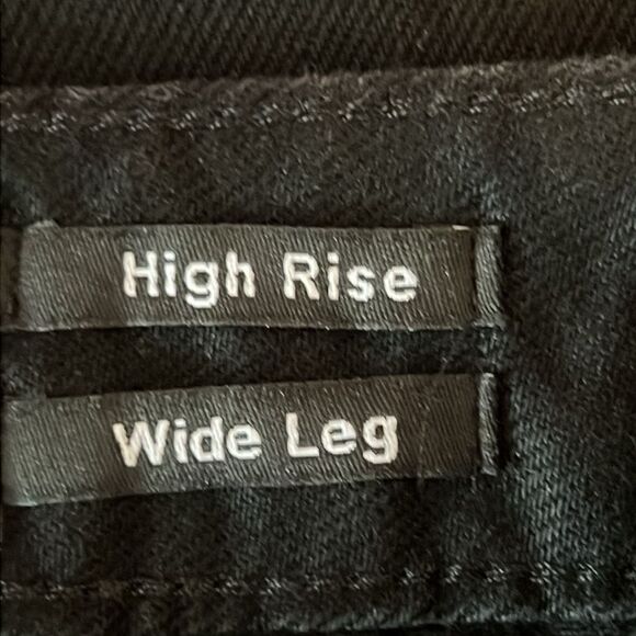 The‎ Superdry Black High Rise Wide Leg Jeans Size 26 - Picture 13 of 16
